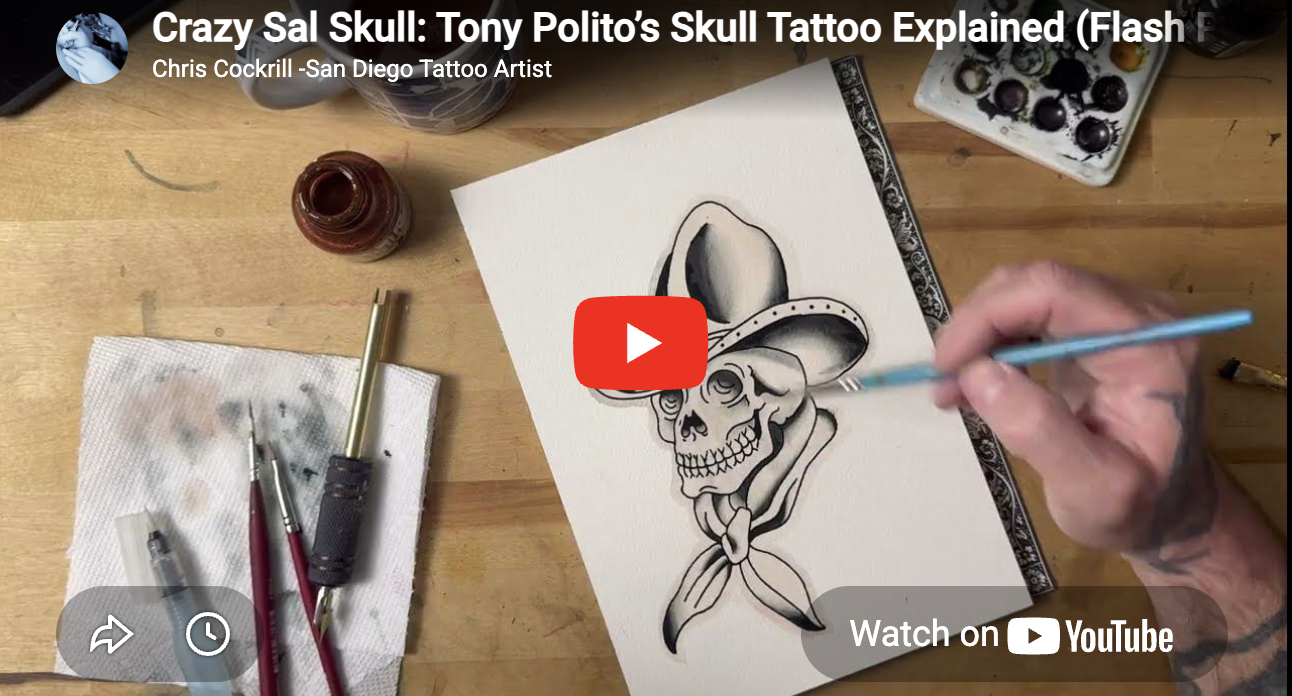 Spit Shading Tattoo Flash — San Diego Tattoo Artist