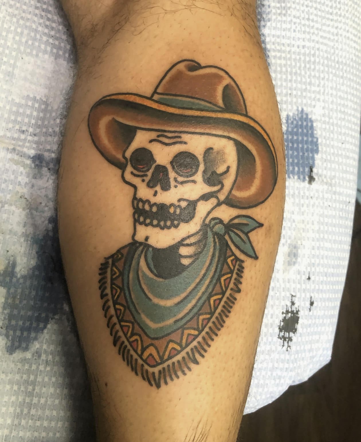 a rough rider skull with a twist anf different styling