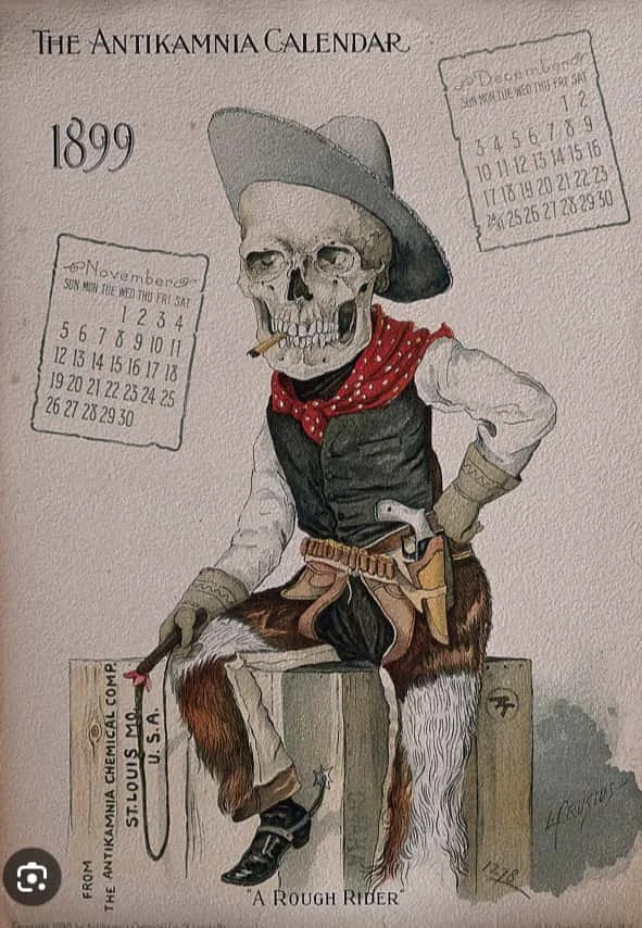 Dr. Louis Cruzes rough rider illustration