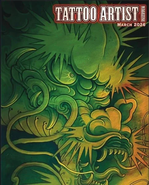 tattoo artist magazine interview with Chris Cockrill