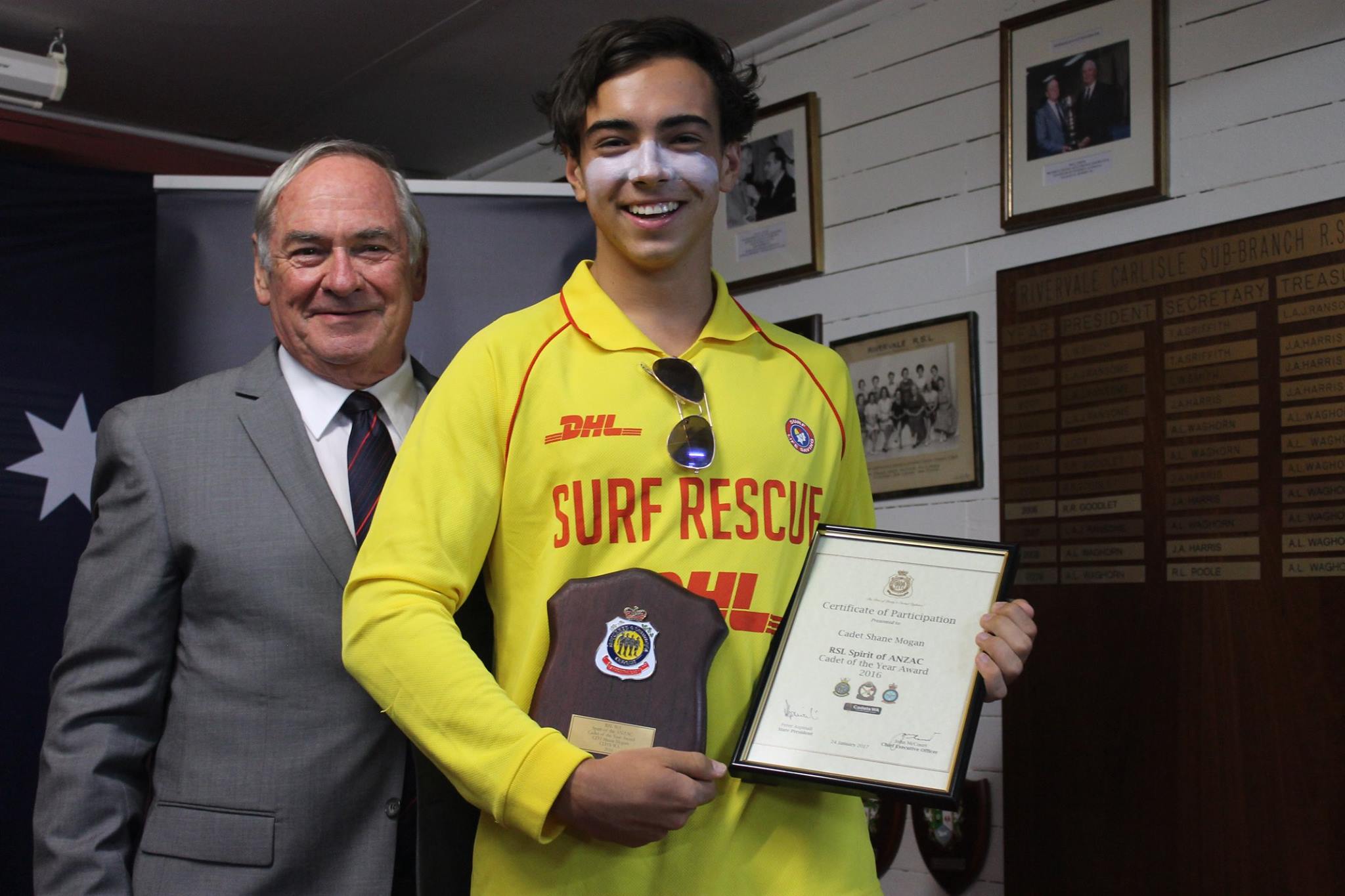 RSLWA Surf Life Saving Cadet of the Year: Shane Mogan