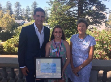 Congratulations to Eliza on receiving our Citizen of the Year Youth Award at Australia Day 2017!