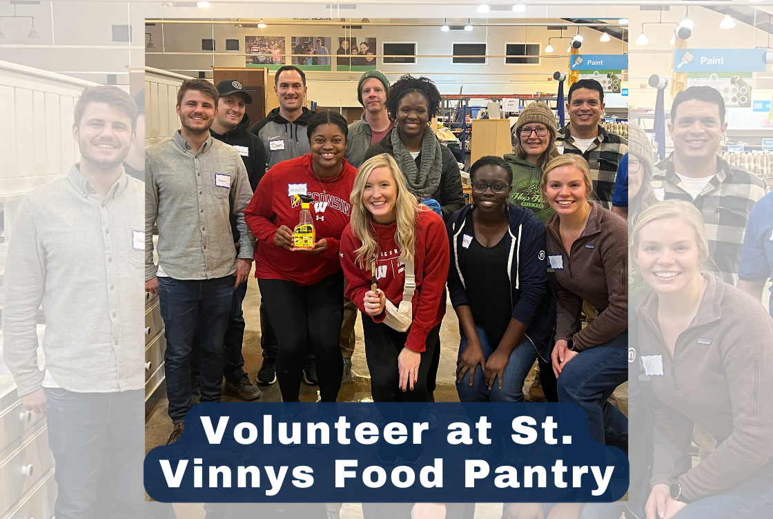 Volunteering at St. Vinnys Food Pantry