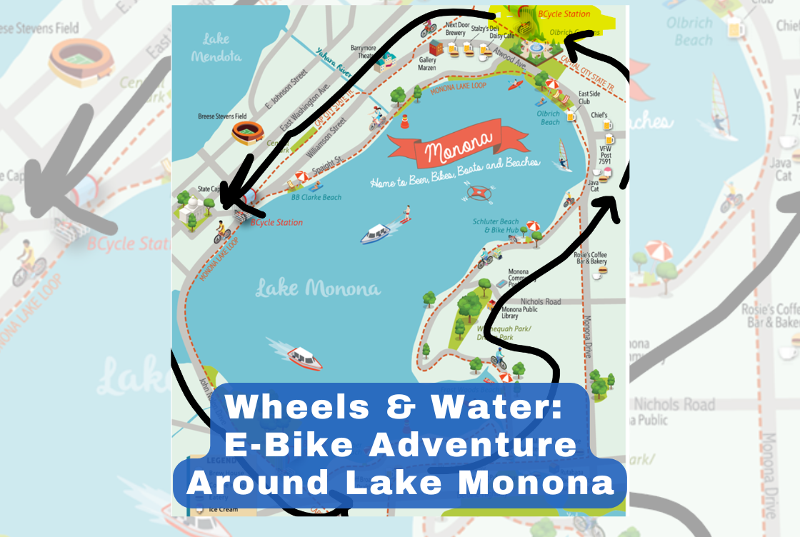 Wheels & Water: E-Bike Adventure Around Lake Monona