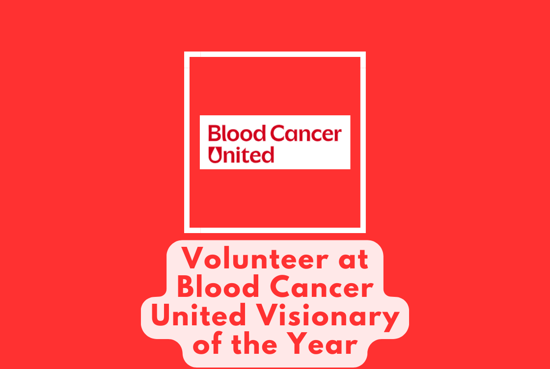 Volunteer at Blood Cancer United Visionary of the Year