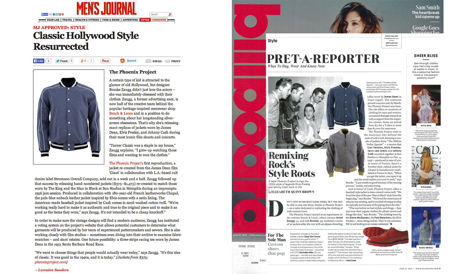 Men's Journal, Billboard Magazine