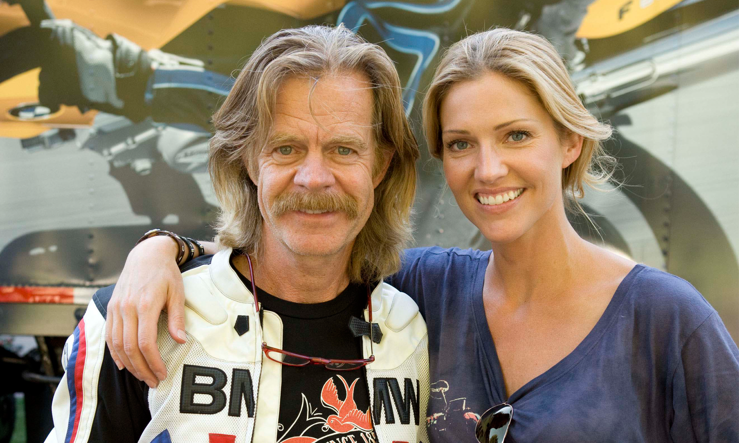 Wiliam Macy and Tricia Helfer