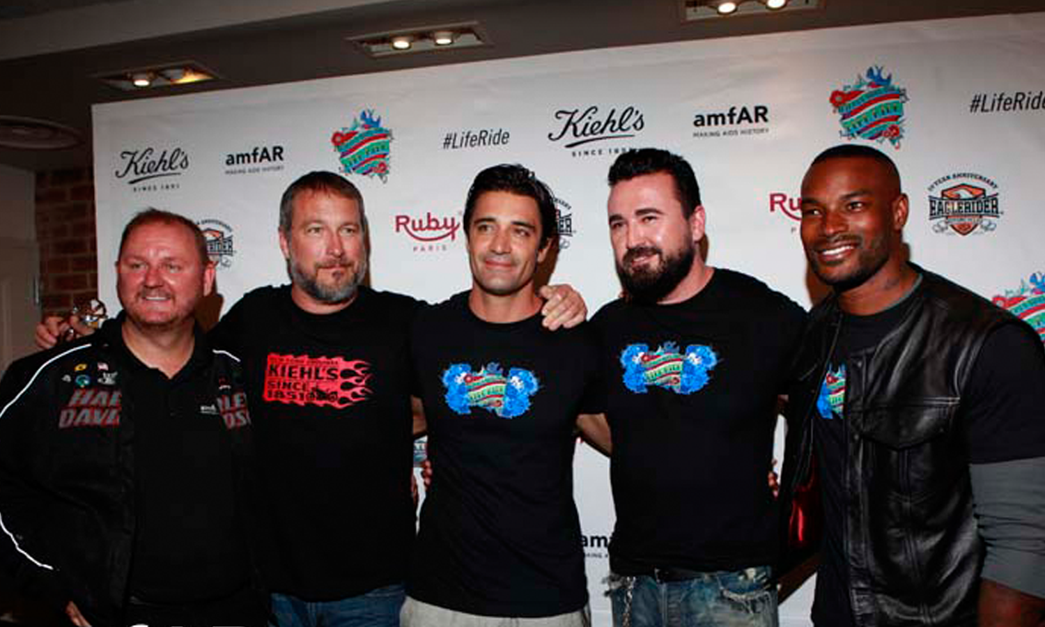 John Corbett, Gilles Marini, Chris Salgardo, Tyson Beckford, Kiehl's LifeRide