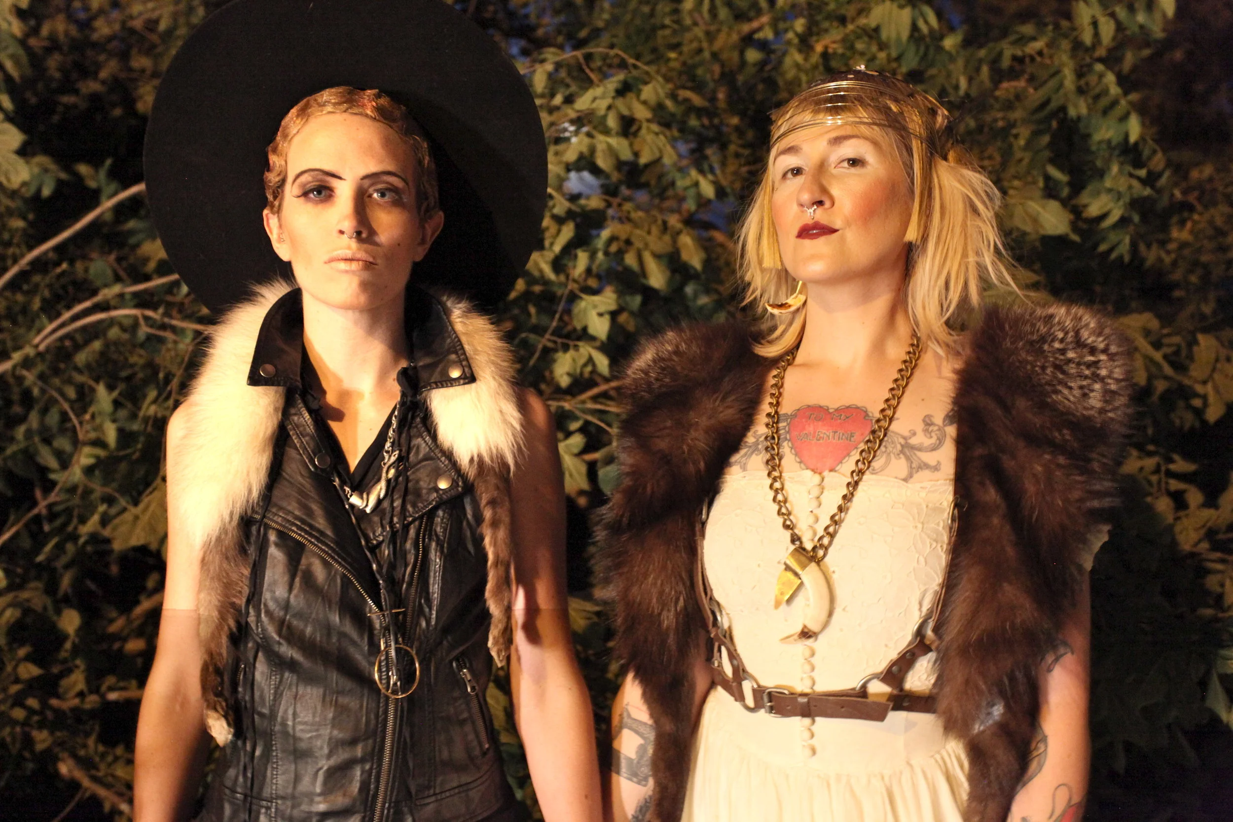 Laura Cain and Emily Mueller. Photo by Julie Staub. 