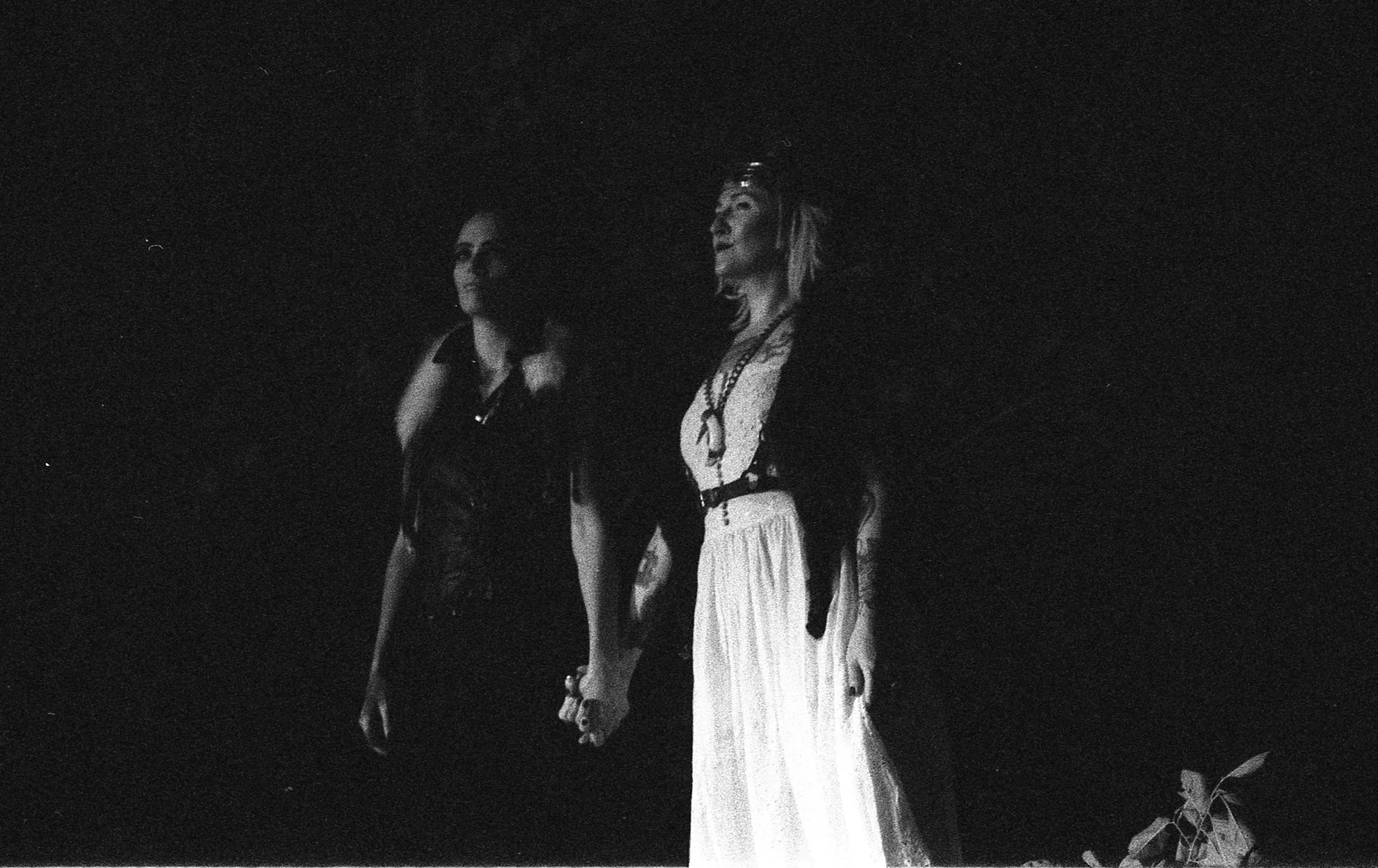 Laura Cain and Emily Mueller. Photo by Pete Becker. 