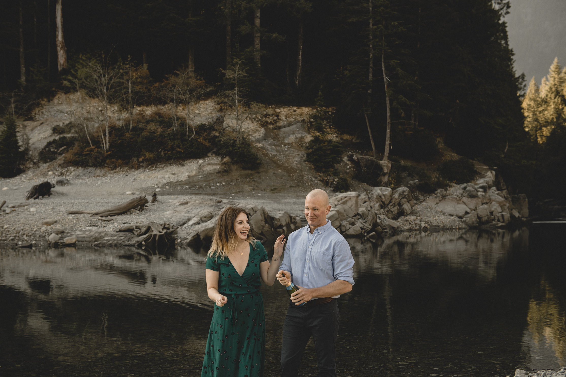 Alouette Lake Engagement