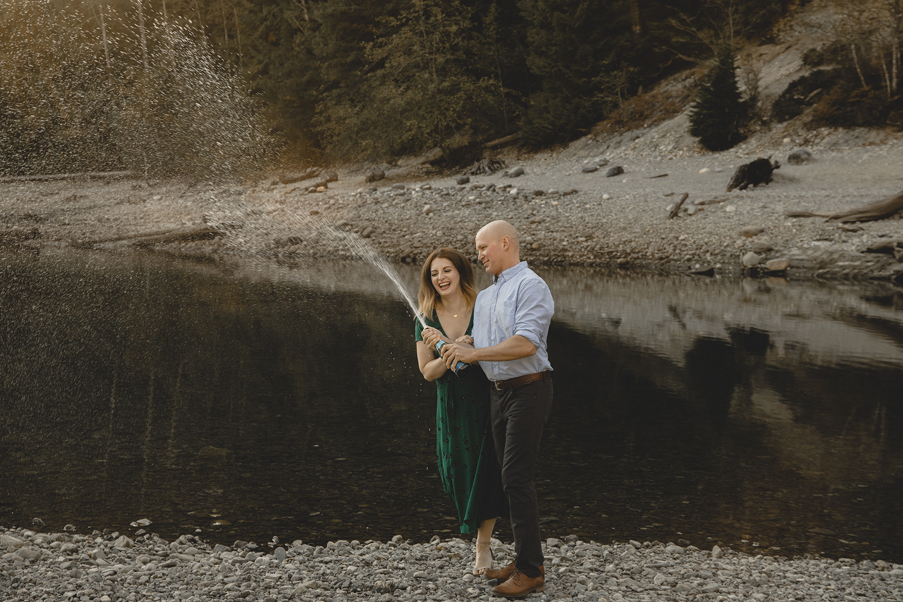 Alouette Lake Engagement