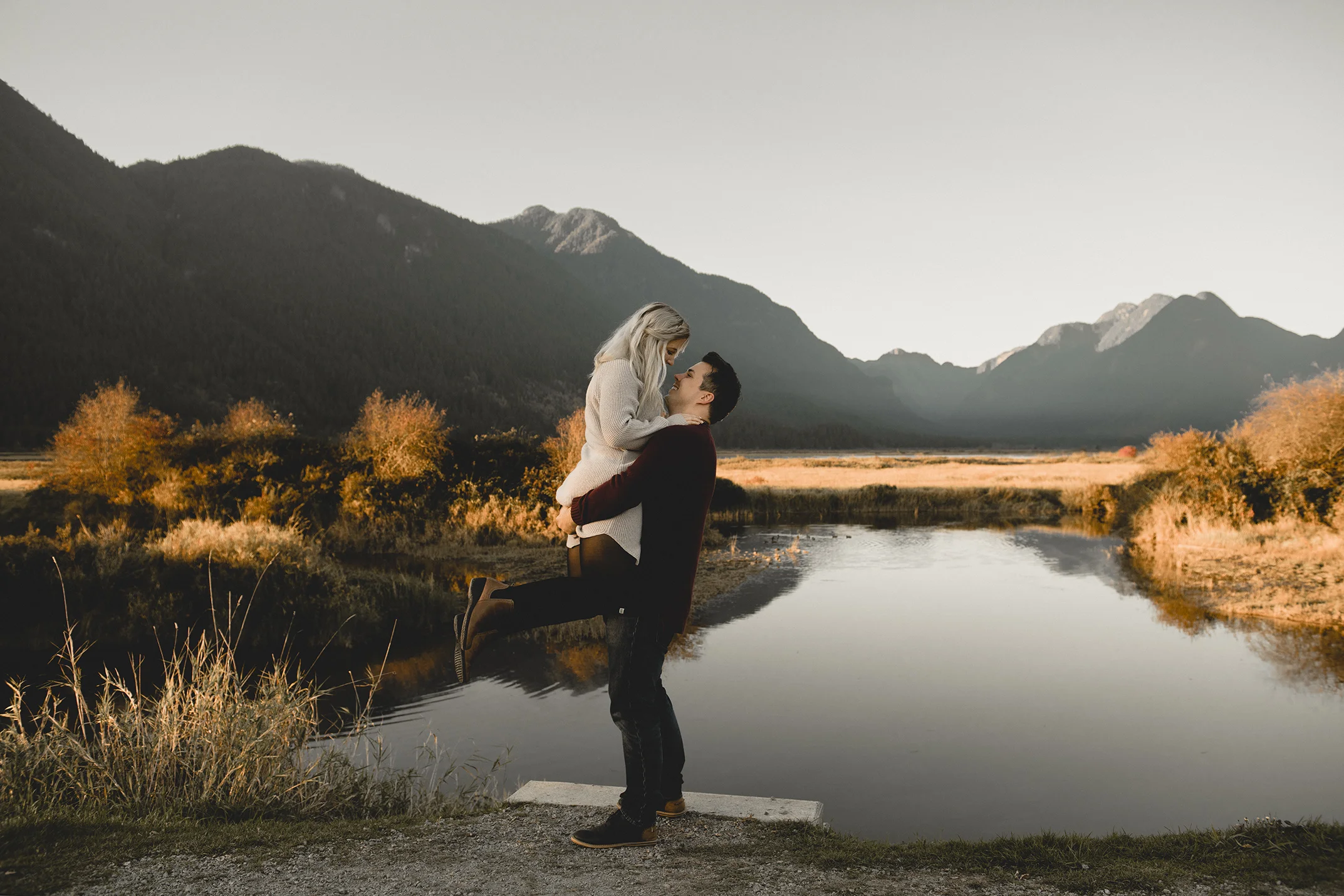 Pitt Lake Engagement