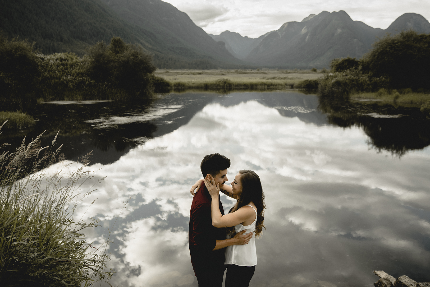 Pitt Lake Engagement Photographer