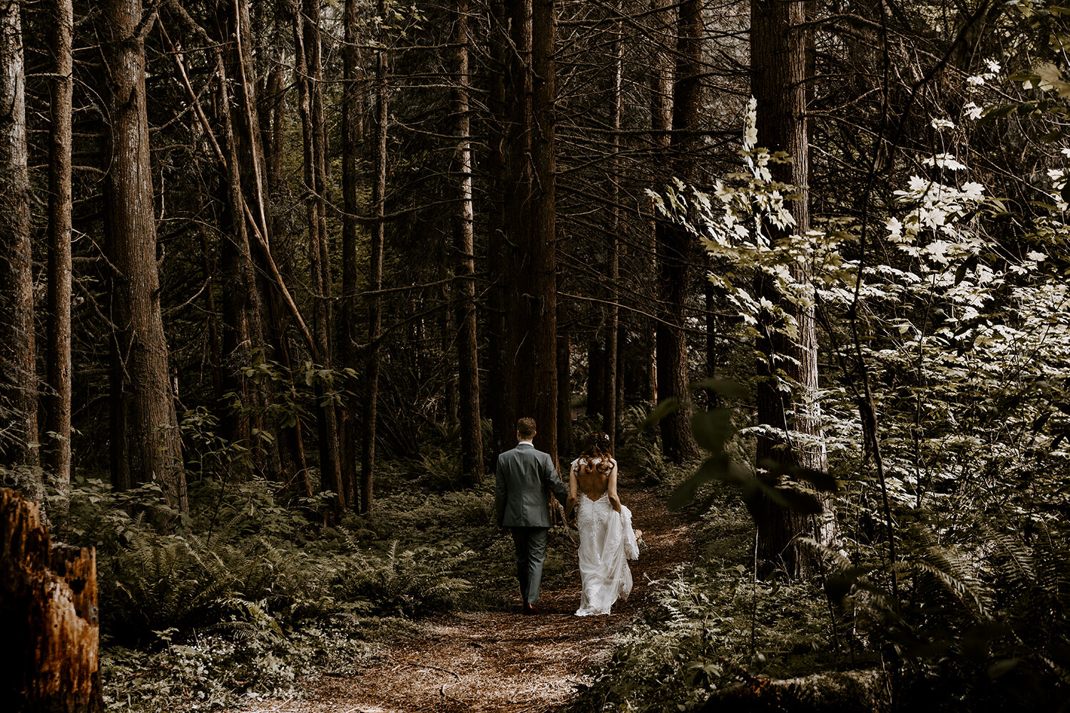 Forest Elopement Vancouver BC Photographer