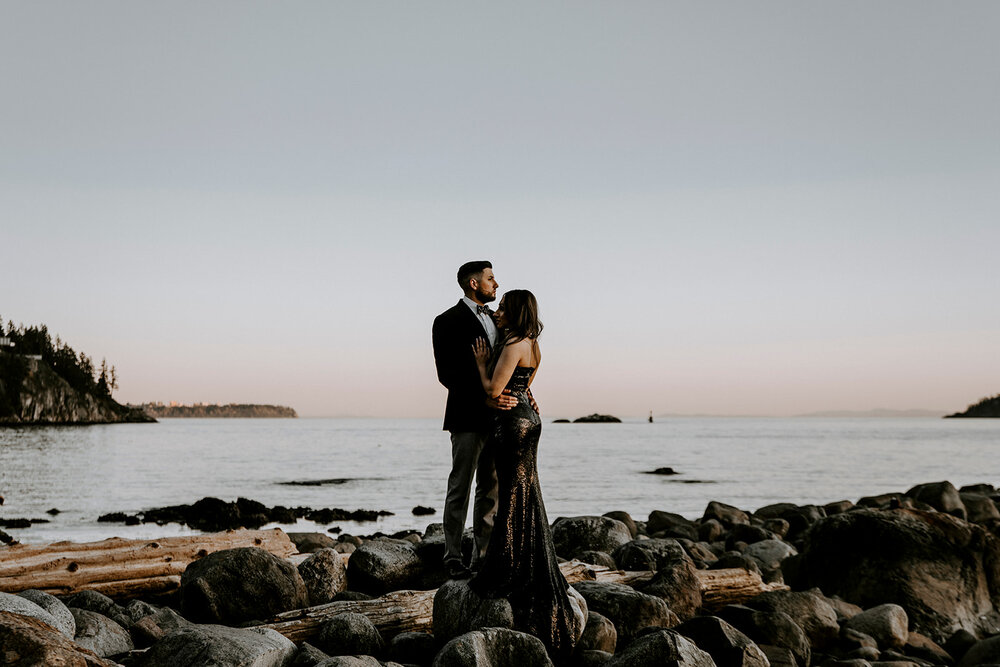 Whytecliff Park Sunset Engagement | West Vancouver Engagement | Pina + Sandeep — Isle + Oak Photography - Vancouver Wedding Photographer + Elopements