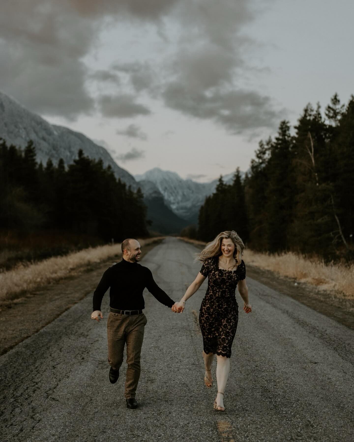 The universe brought them together despite living on opposite ends of the globe, but now they call BC home.  Grateful for an evening spent helping them celebrate and this fresh dusting of snowy magic 🖤