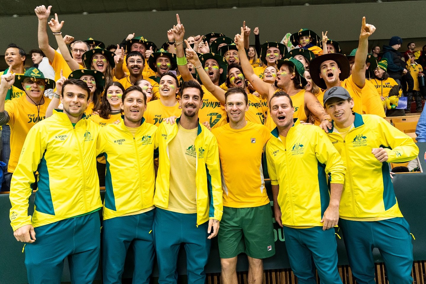 We did it! The first home and away tie in 6 years and now we have a home tie in September! Let's go Aussies! #tennis #daviscup #austennis #tennisaus #tennisaustralia