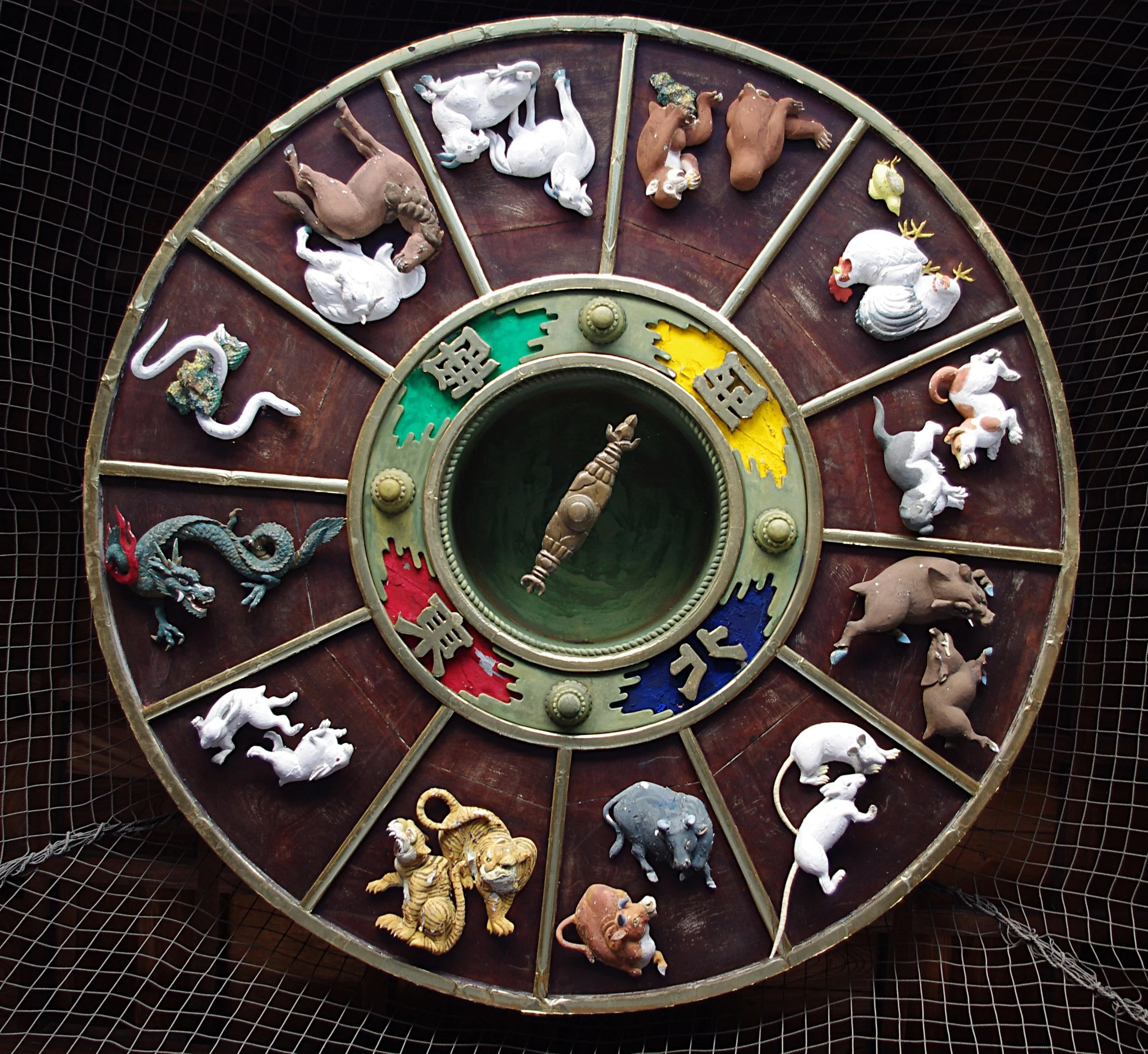 Asian zodiac wheel. (Photo: Jakub Hałun )