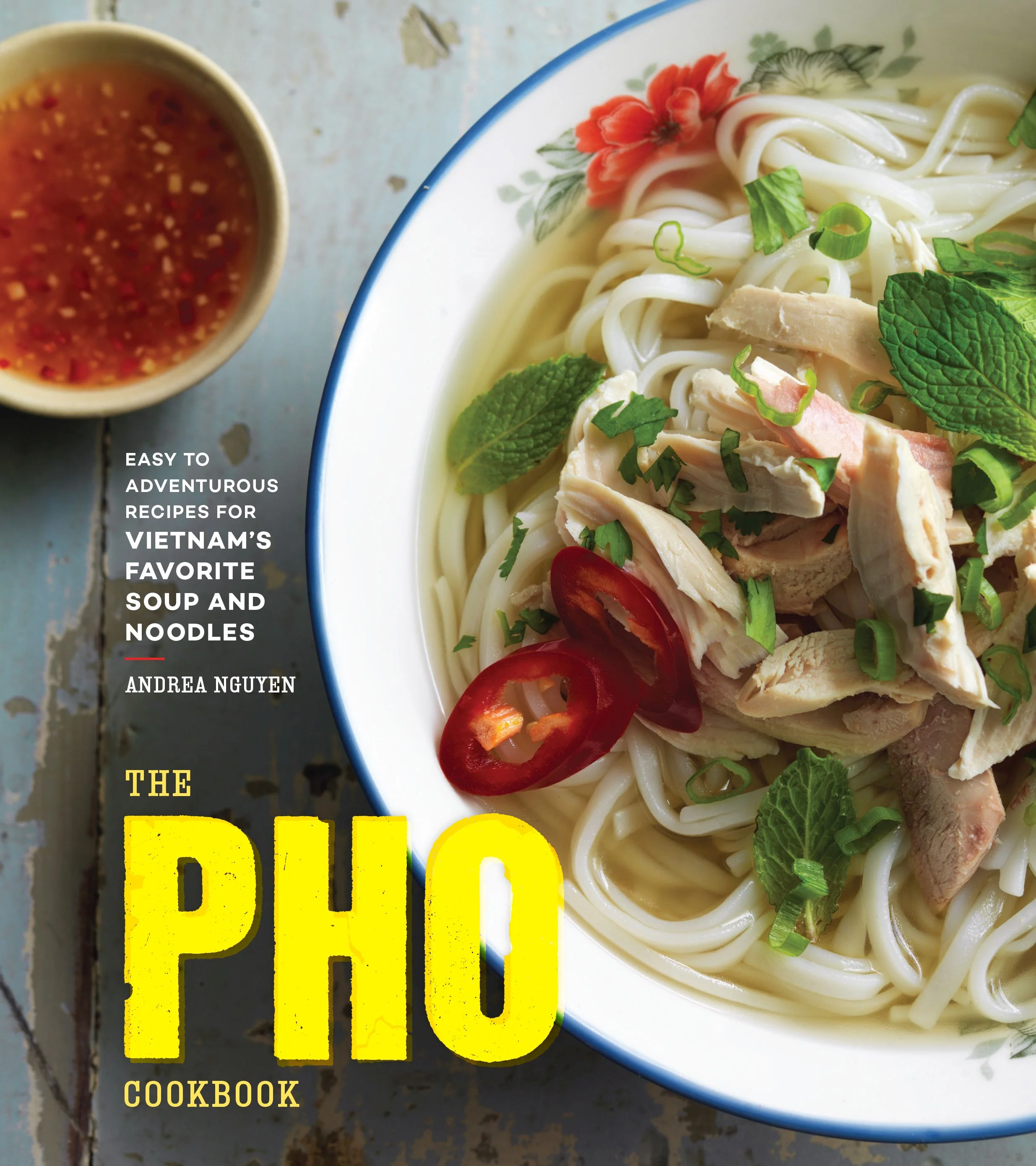 Andrea Nguyễn's recently released The Pho Cookbook. (Photo: John Lee, courtesy Andrea Nguyễn)