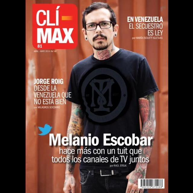 Melanio Escobar on the cover of ClíMax Magazine . (Photo: Facebook/ Melanio Escobar )