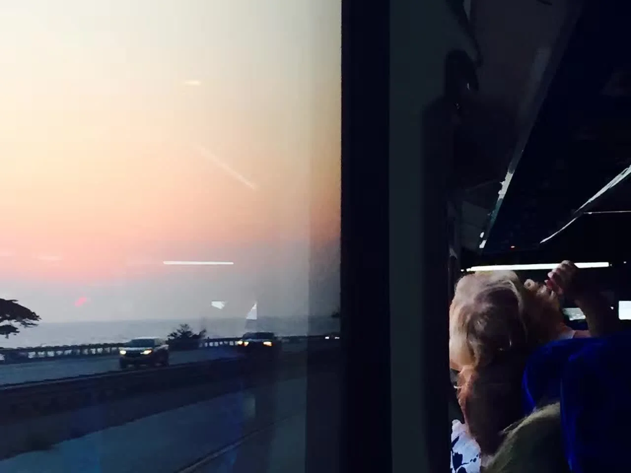  the first picture i took in santa barbara… on the airbus  