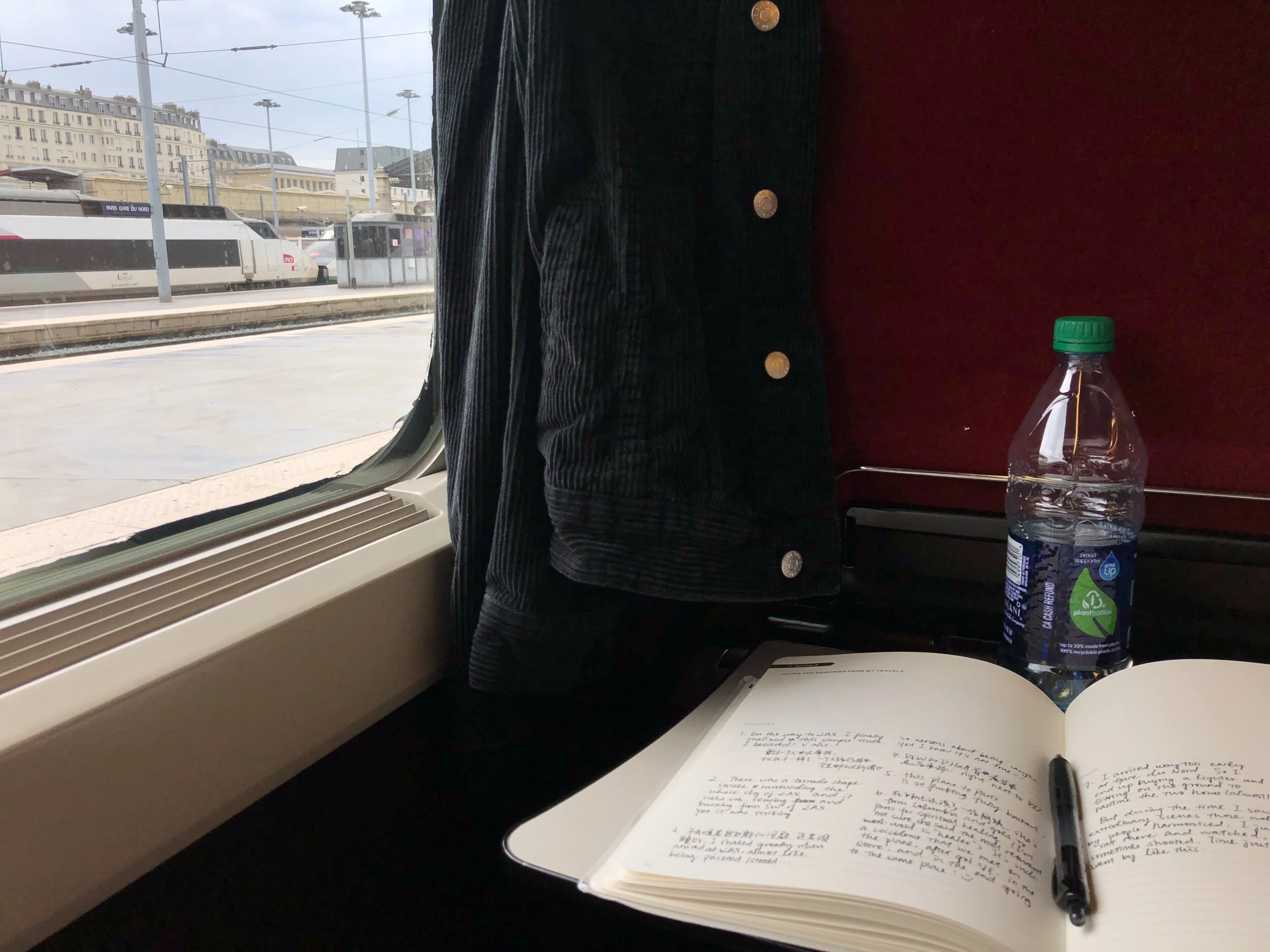  on the Thalys train from Paris to Antwerp  