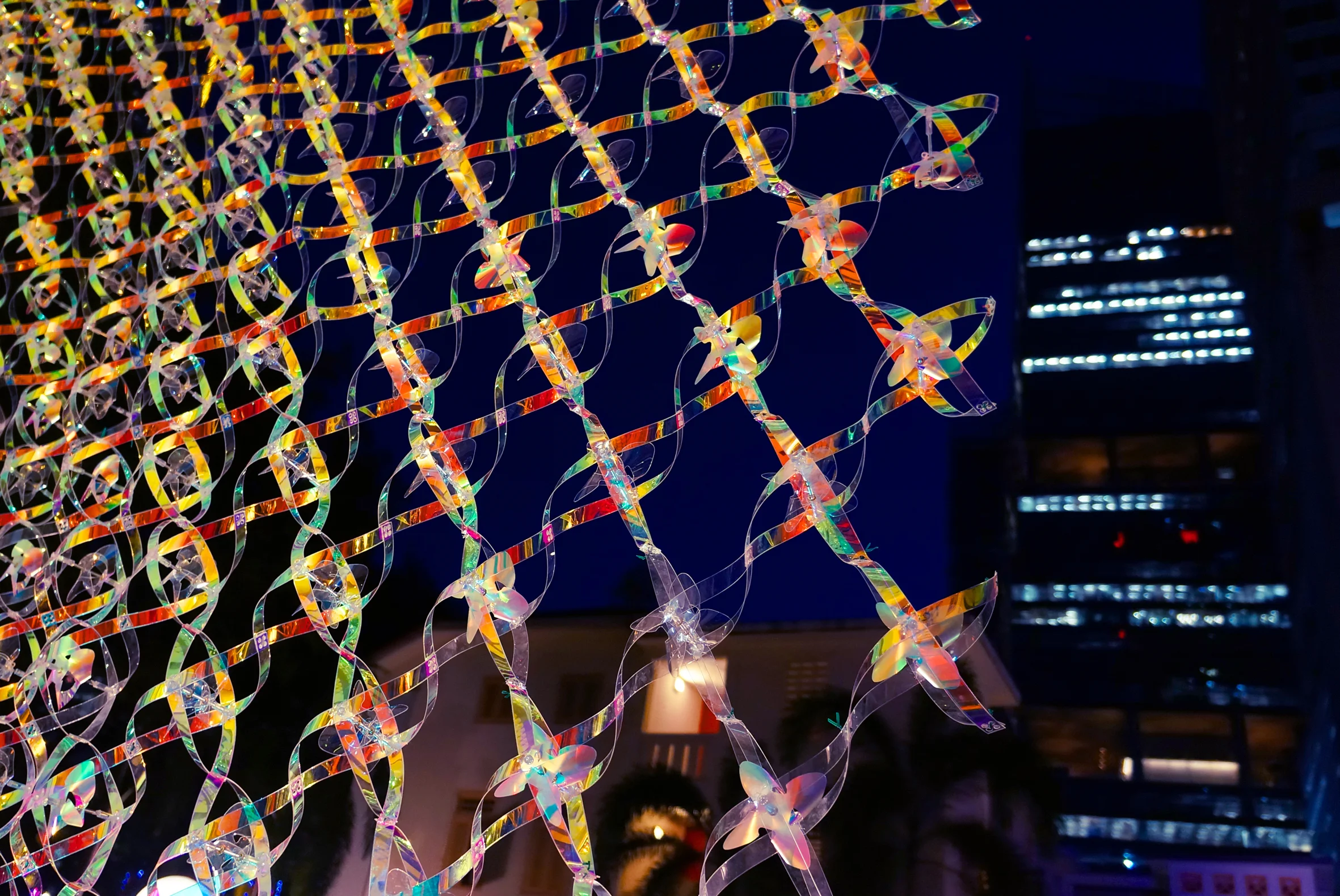Breeze lattice modular pinwheels