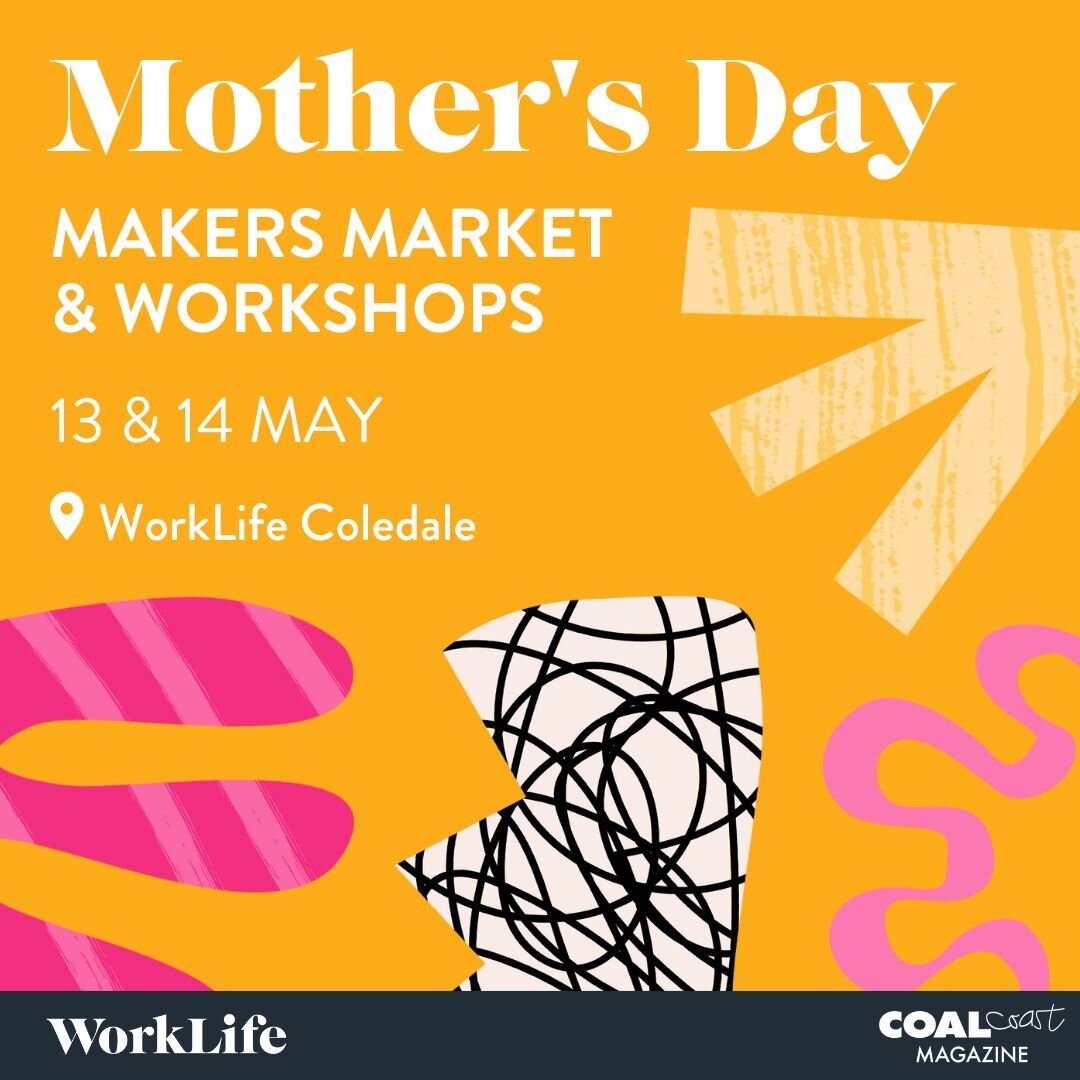 Join WorkLife and Coal Coast Magazine for a series of workshops and a beautifully curated market this Mother's Day weekend!
Attend the market free in Coledale on Saturday and Sunday or get tickets to the workshops via link in bio!  #whatsonwollongong
