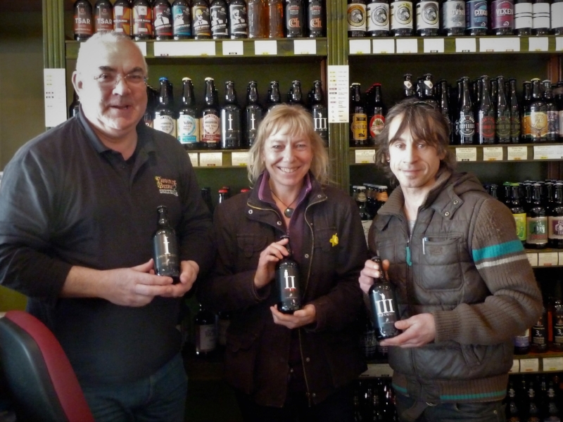 Our first shop delivery in 2013 to Leigh at Favourite Beers