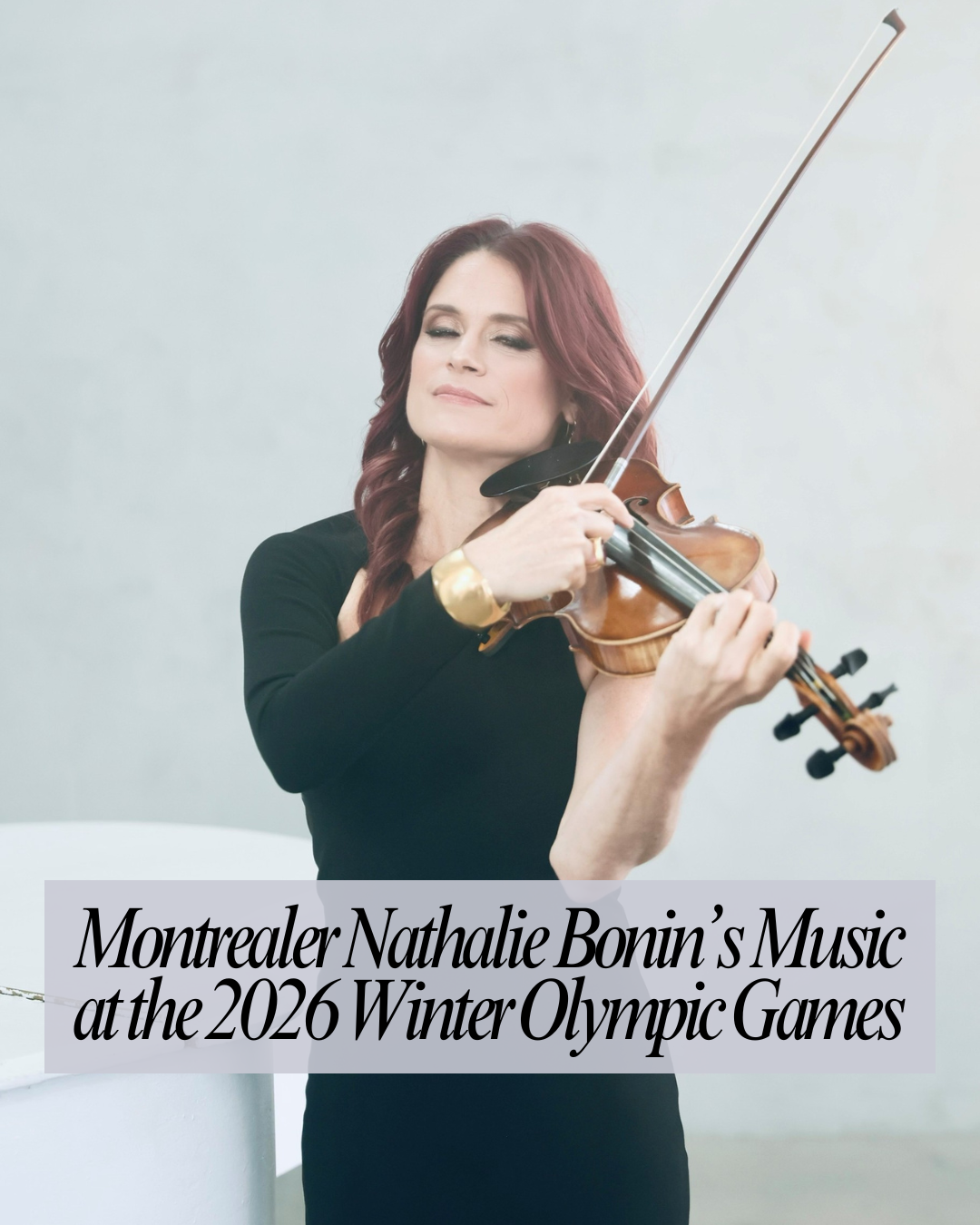 Montrealer Nathalie Bonin’s Music at the 2026 Winter Olympic Games