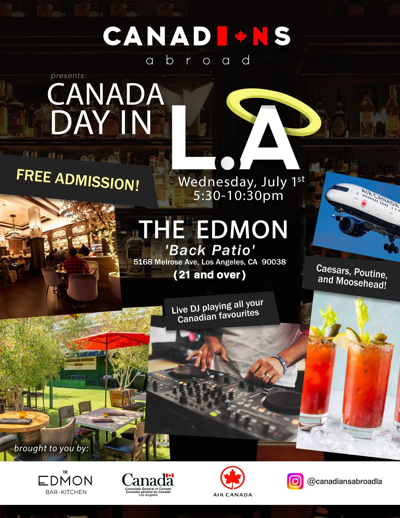 Canadians Abroad of Southern California to Celebrate Canada Day at The Edmon, Launch Inaugural Impact Awards