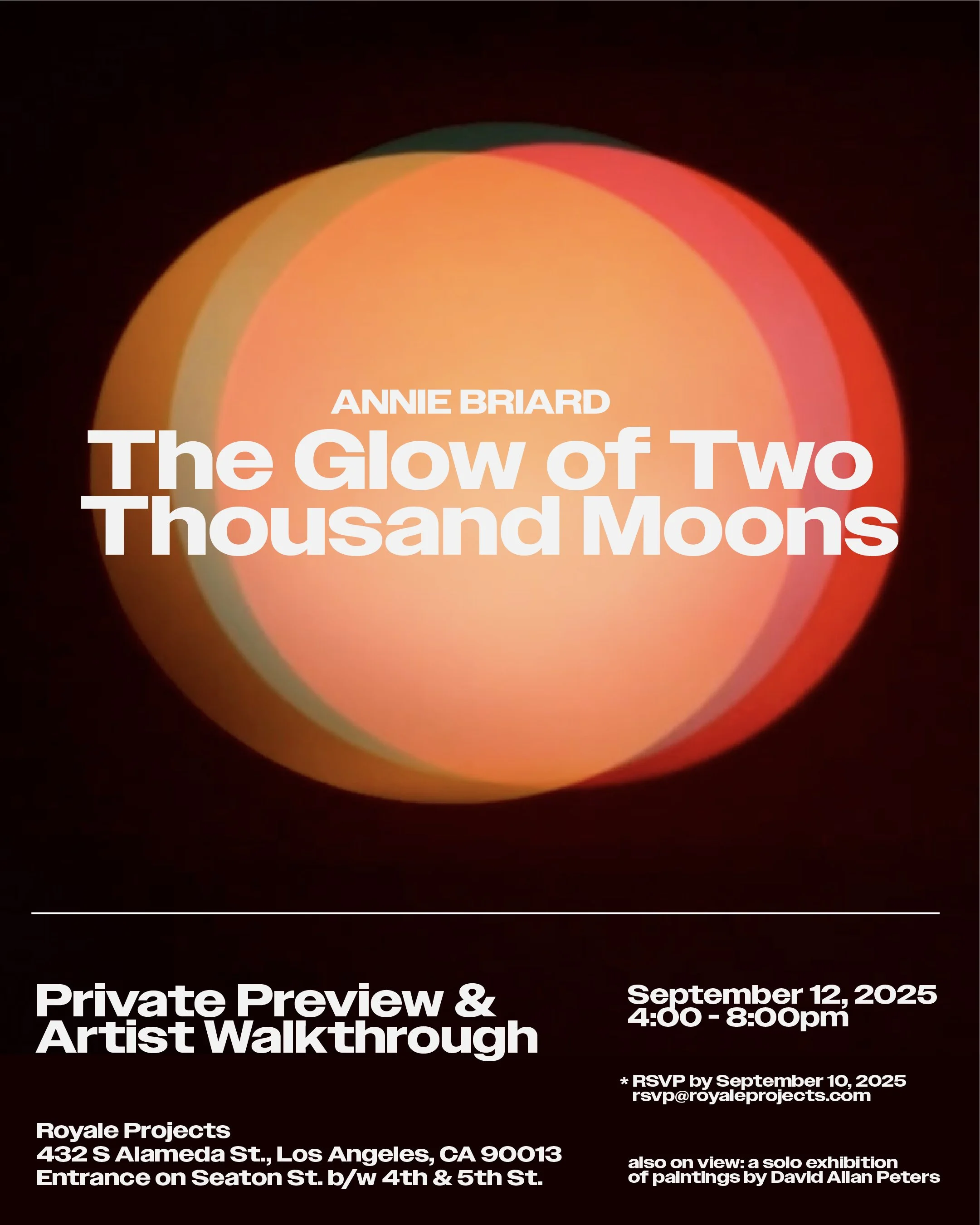 Private Preview of Artist Annie Briard’s&nbsp;The Glow of Two Thousand Moons.