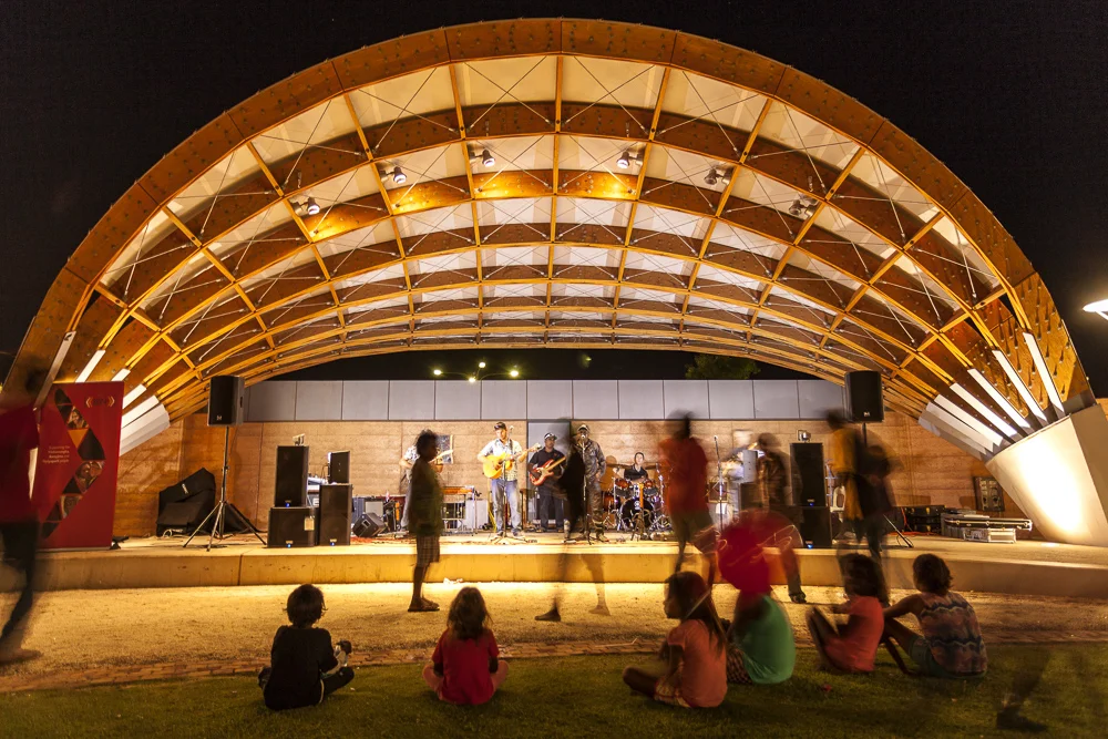 South Hedland Square featuring the Blackstone Ramblers, photograph courtesy of Bewley Shaylor