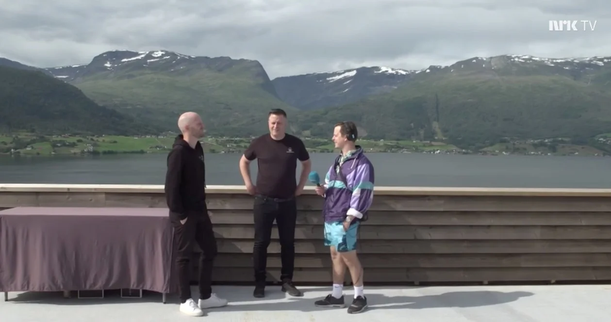 Fjording and Gardsbrenneriet on national radio and TV