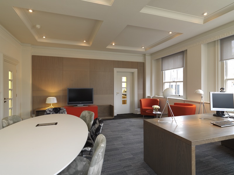 OUR TAKE: Inspired by a New Order album cover, we decided to use the same range of carpets in different colours when designing ACCA’s office space. Warmer colours were placed in meeting rooms, and cooler colours were used in the working spaces. This use of colours created visual ‘zones’ throughout the office. 