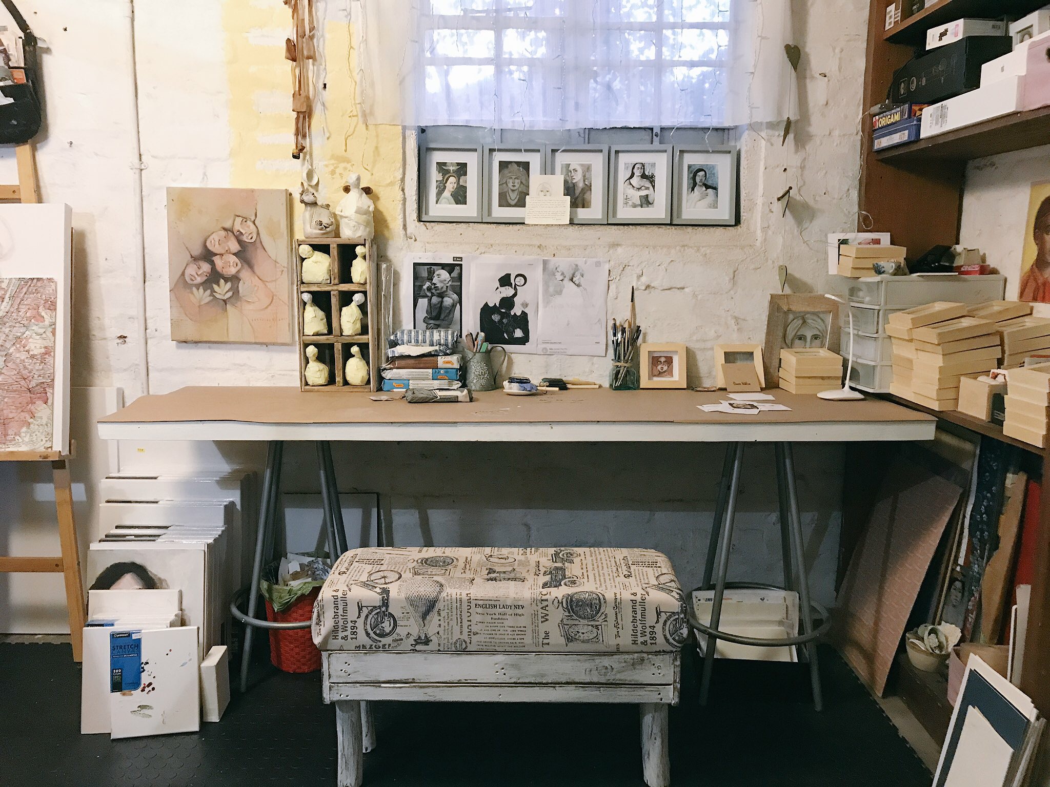 A little glimpse of my TeaBagGirls / Packaging Zone and my Clay Zone - &nbsp;I'm loving it.