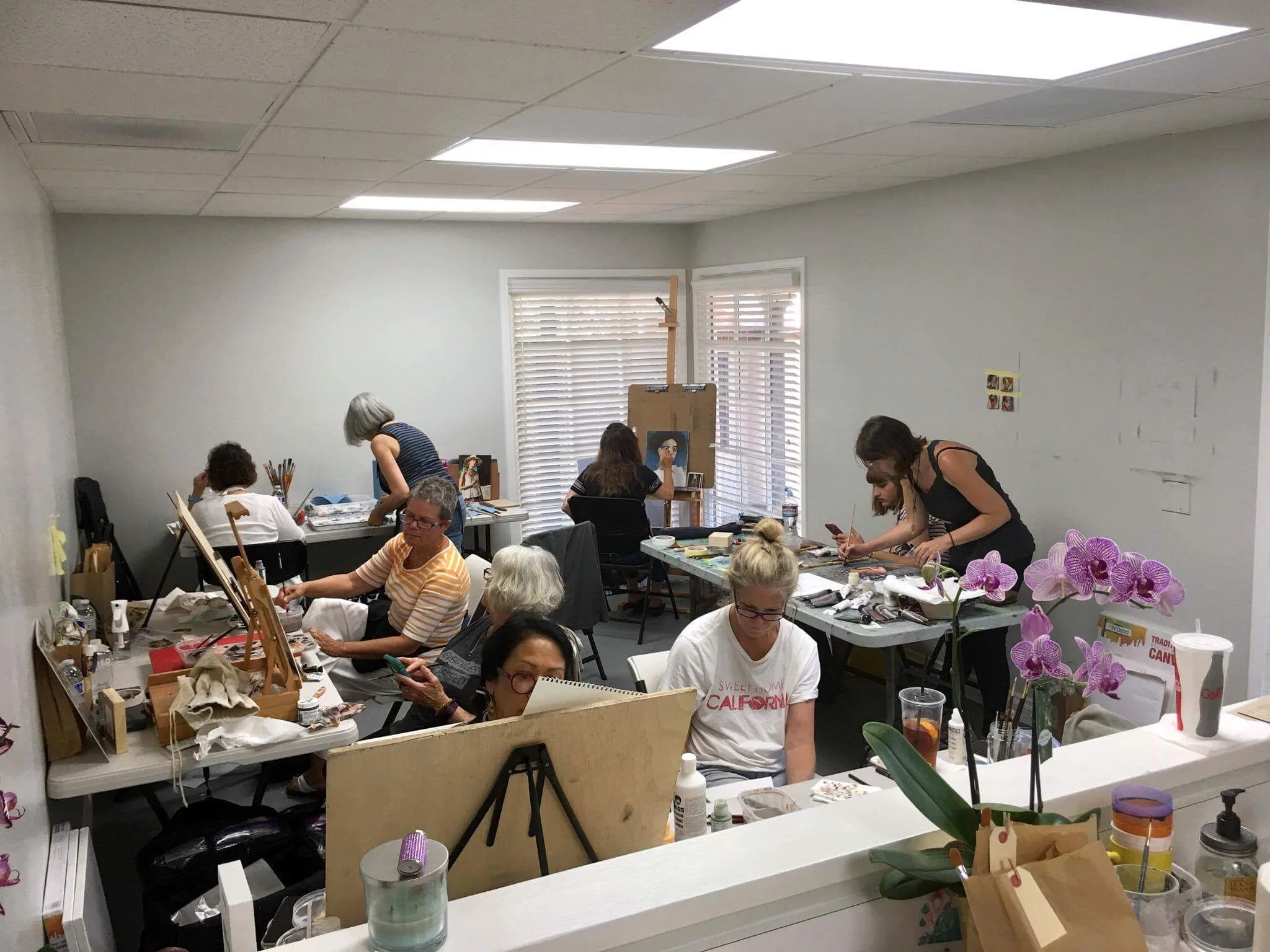 Class vibes - Kara's new studio space was a beautiful, light and happy space. I couldn't believe I was here.