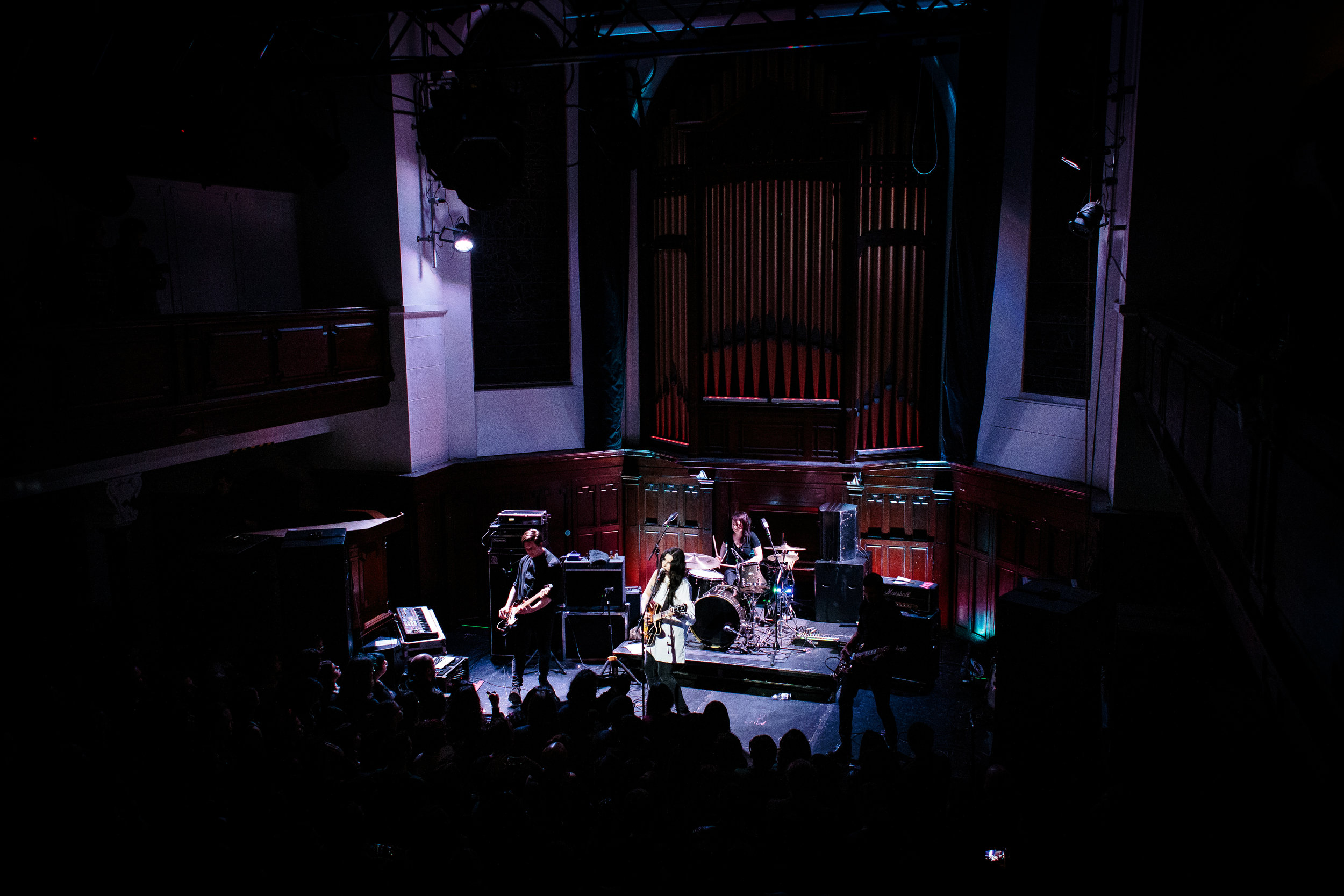 Chelsea Wolfe @ Saint Lukes, Glasgow // photograph by Calum McMillan
