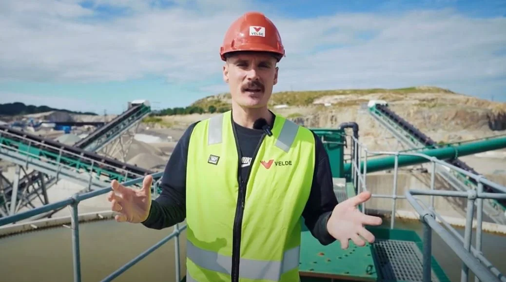 Henrik Ingebrigtsen bygger hus med Velde`s miljømasser