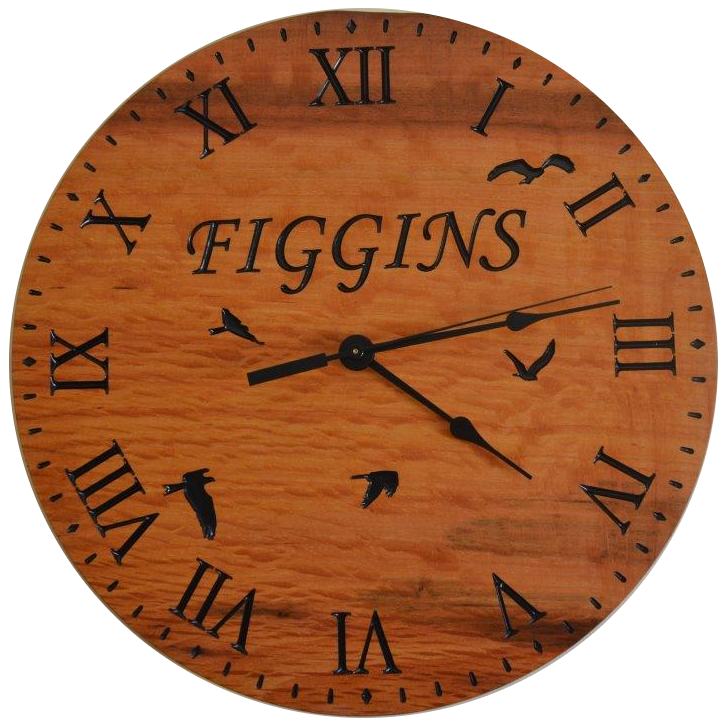 Jarrah Family Clock with birds