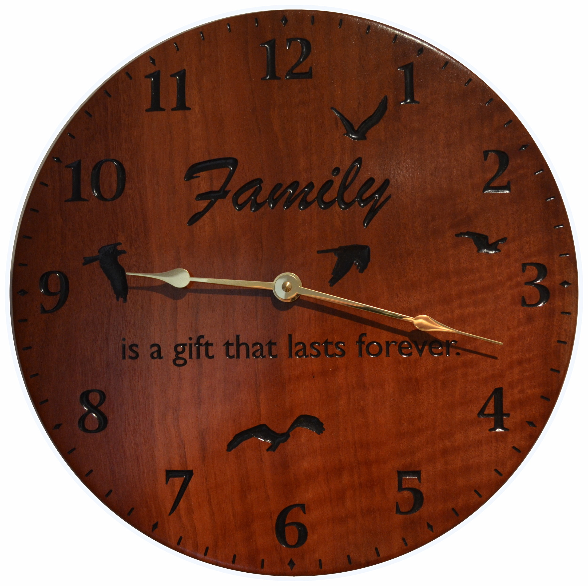 Jarrah Family Clock
