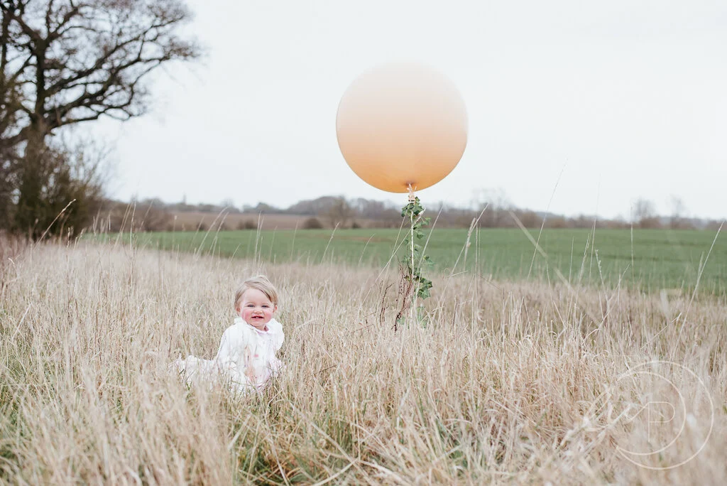 Outdoor 1st birthday cake smash, Chelmsford, Essex | Spring photo shoot