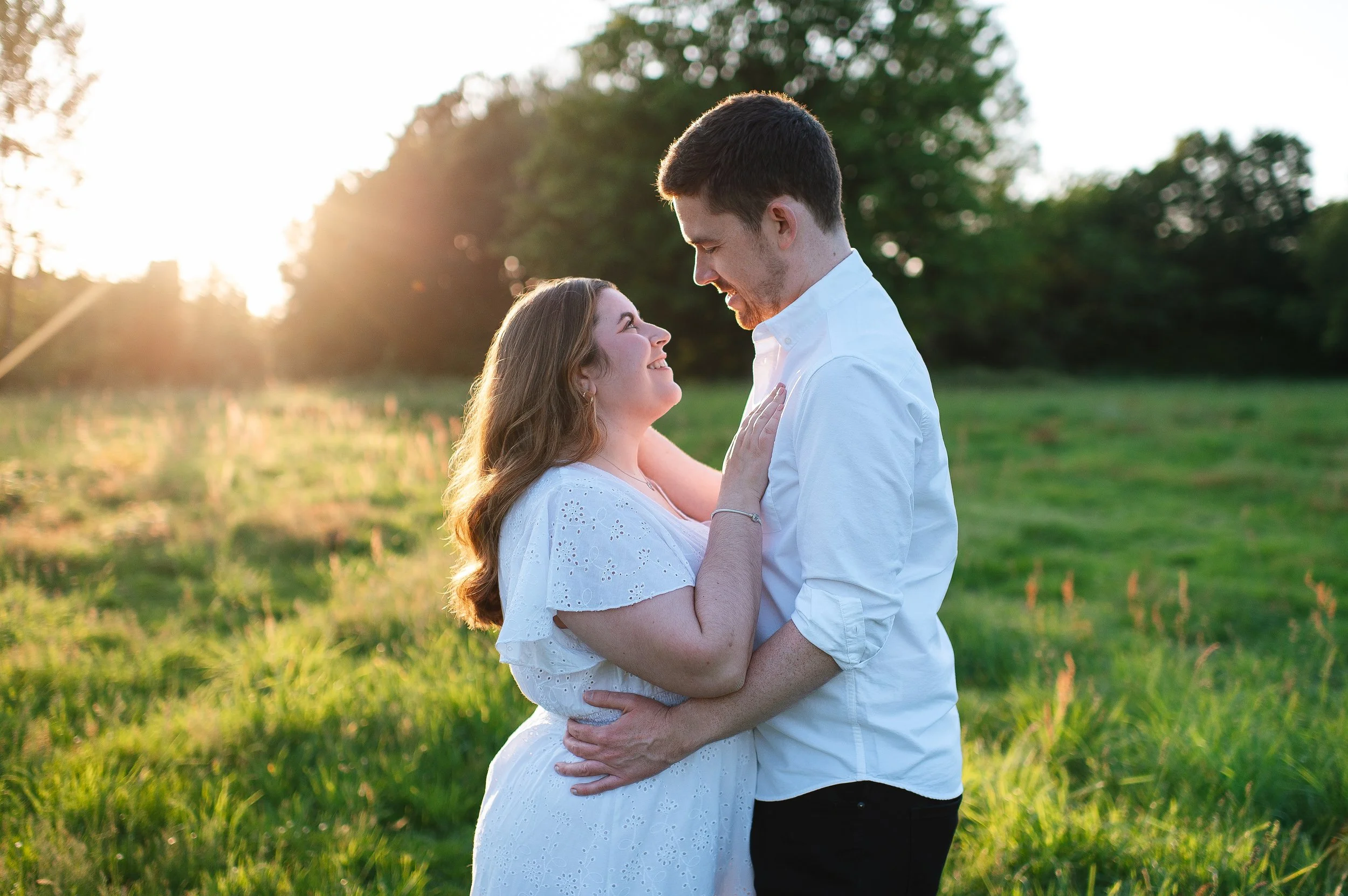A relaxed, couples photo shoot at sunset, Chelmsford | Essex engagement &amp; couples photographer
