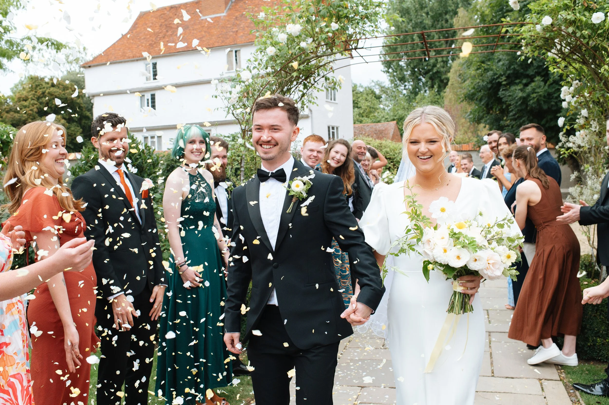 When the confetti gets a bit much! Fun, relaxed Wedding photographer in Essex