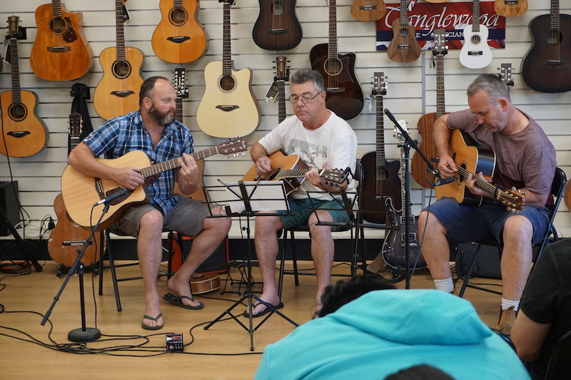 The WPAT - Wayne, Peter and Andy trio.