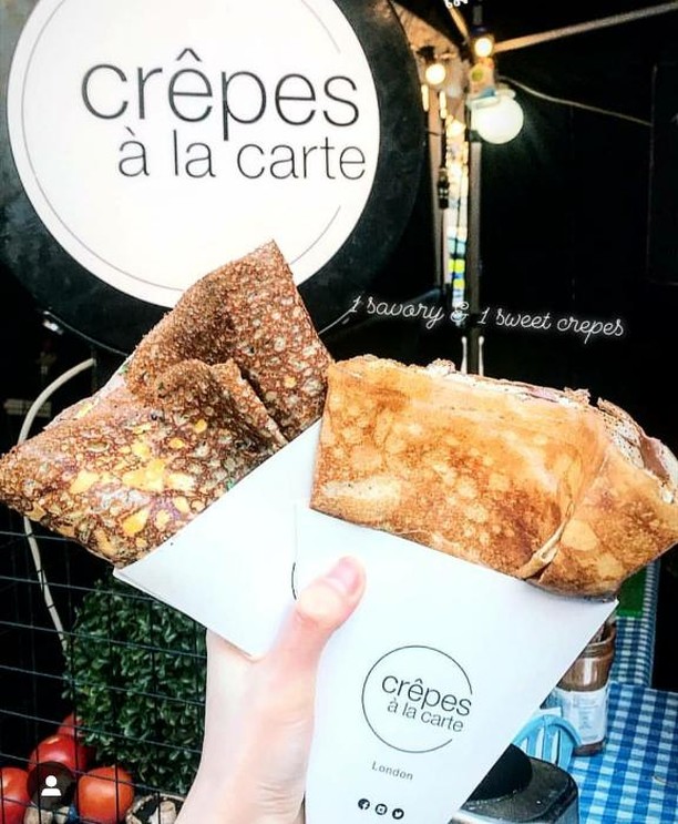 Sweet and savoury cr&ecirc;pes and galettes, packed with fillings and flavour! @crepesalacartelondon ⠀
⠀
#victoriaparkmarket #victoriapark #londonmarkets #eastlondon #crepes #streetfood