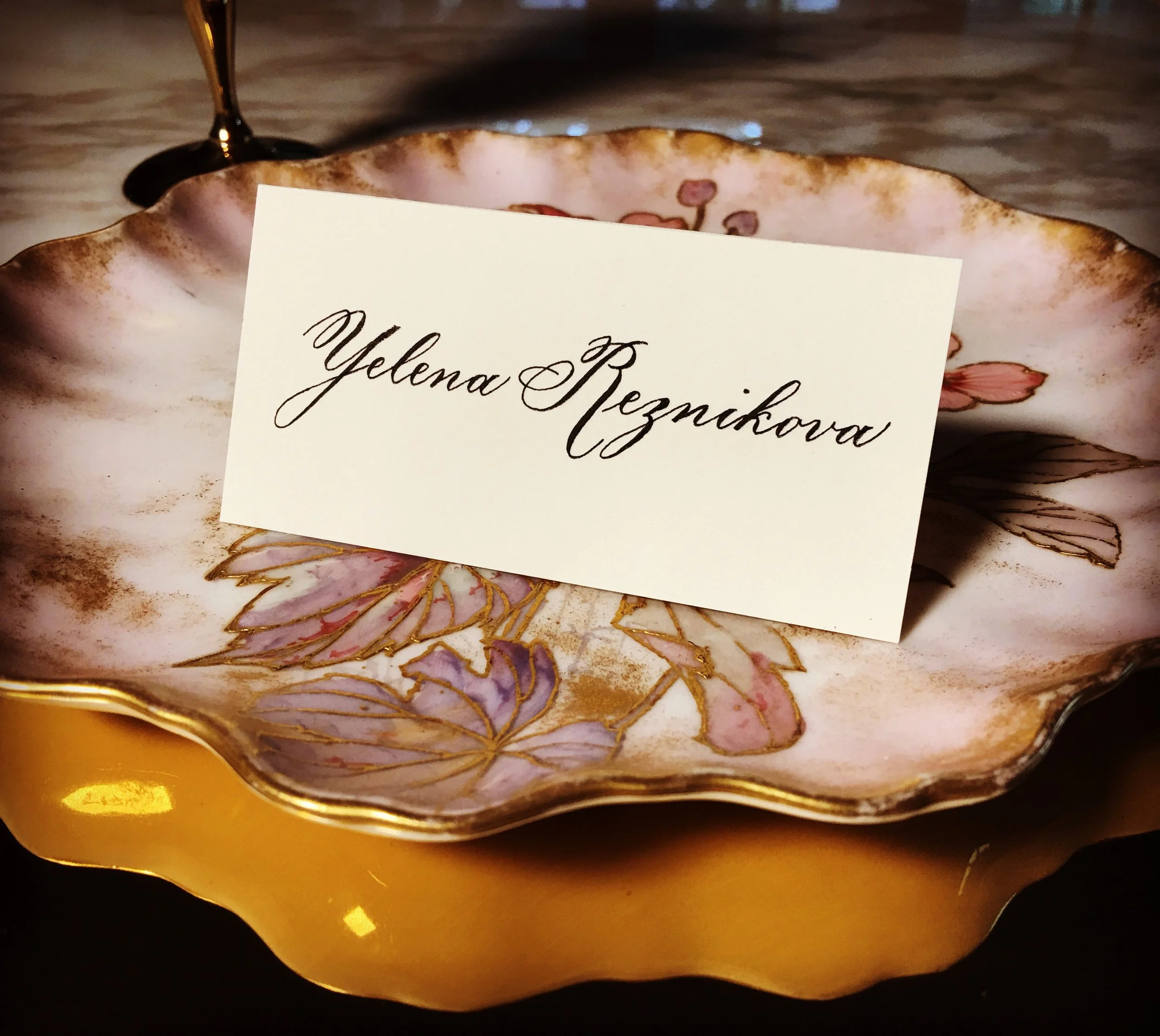 Calligraphy Place Cards