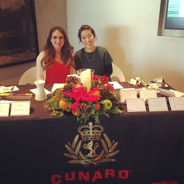 Time flies when you have a good time!! Nothing is better then working with a dear friend and I am glad I got to do a calligraphy event with @wellspringwrites For Cunard Cruise Lines. I will be there again tomorrow afternoon, if you happen to be in La