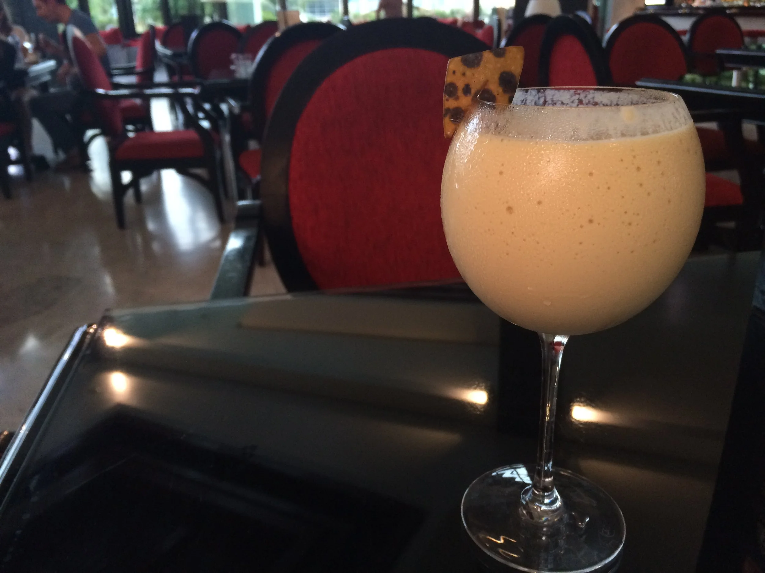 The Melia Habana mango milkshake. 